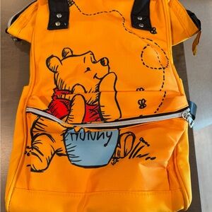 Orange Winnie the Pooh Backpack